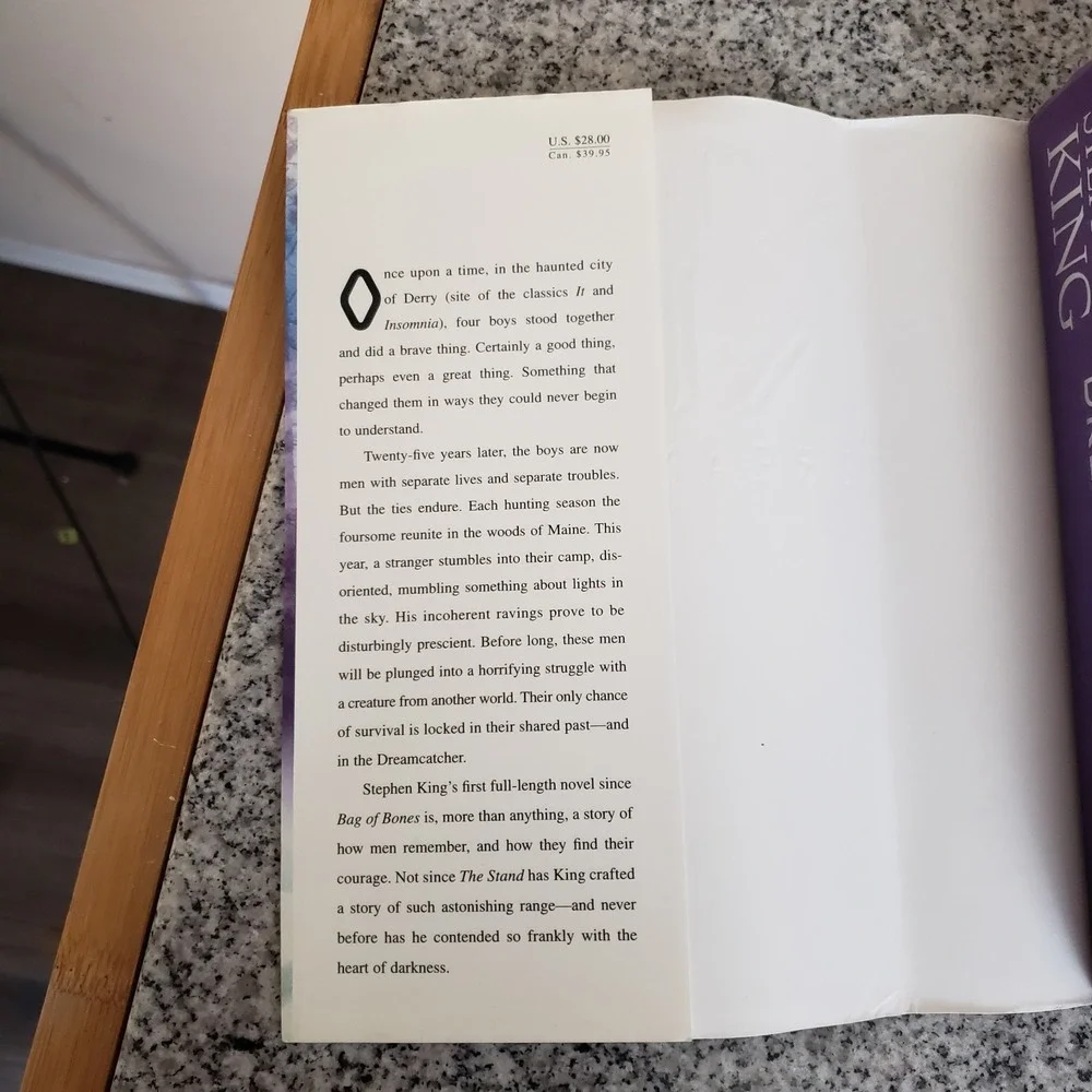 Stephen King Dreamcatcher Book HC DJ First Edition First Printing‎ Scribner 2001